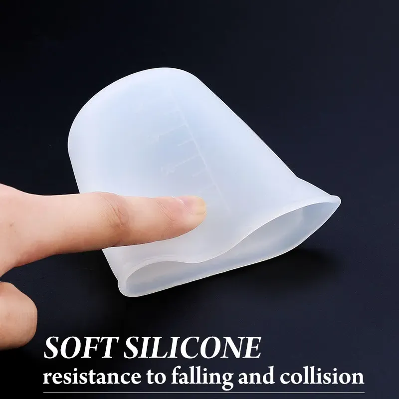 Tasse mesure silicone 100ml avec bâtonnet silicone