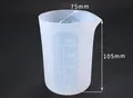 Tasse mesure silicone 30-1000 ml pour résine et pâtisserie – Couleur 250 ml