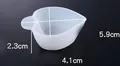 Tasse mesure silicone 30-1000 ml pour résine et pâtisserie – Couleur coeur