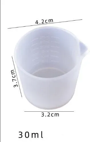 Tasse mesure silicone 30-1000 ml pour résine et pâtisserie