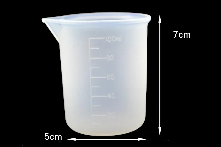 Tasse mesure silicone 30-1000 ml pour résine et pâtisserie