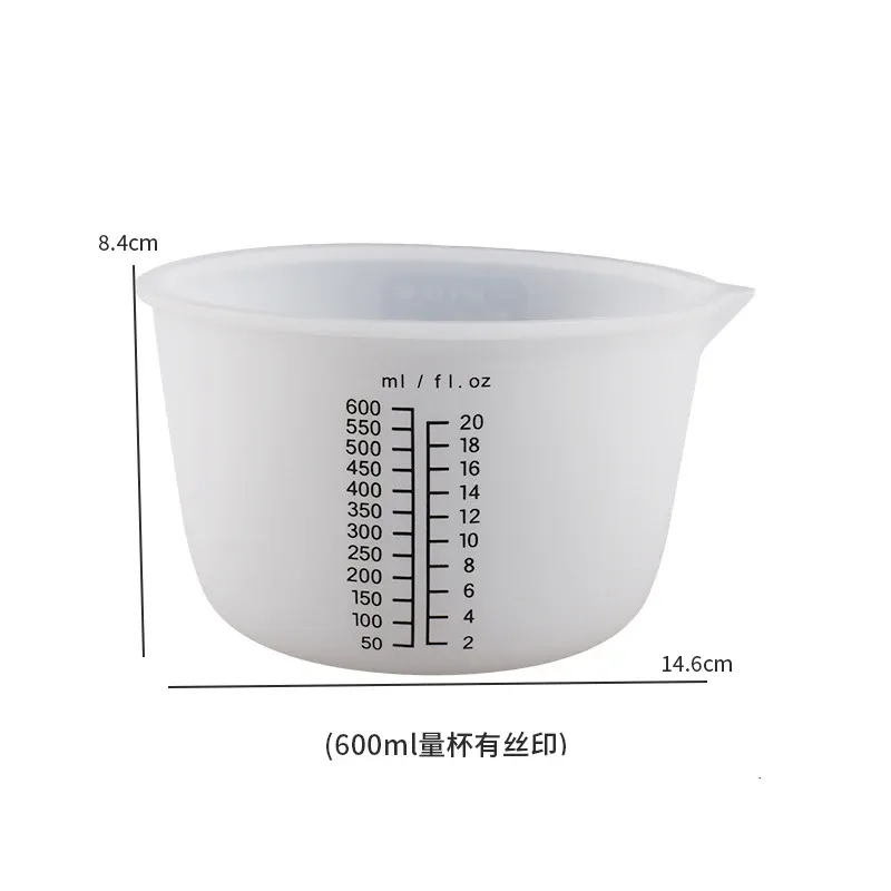 Tasse mesure silicone 30-1000 ml pour résine et pâtisserie