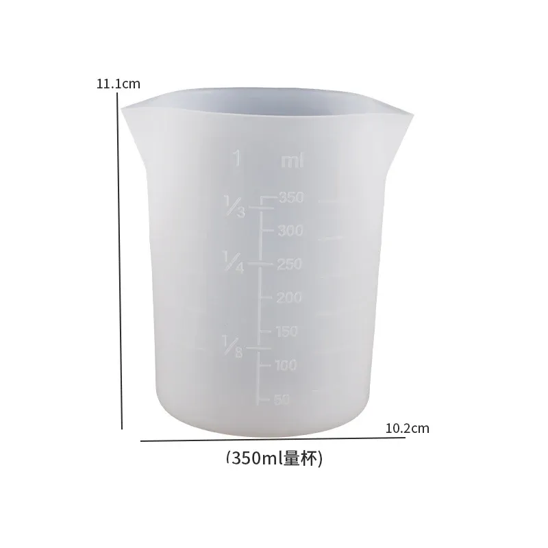Tasse mesure silicone 30-1000 ml pour résine et pâtisserie