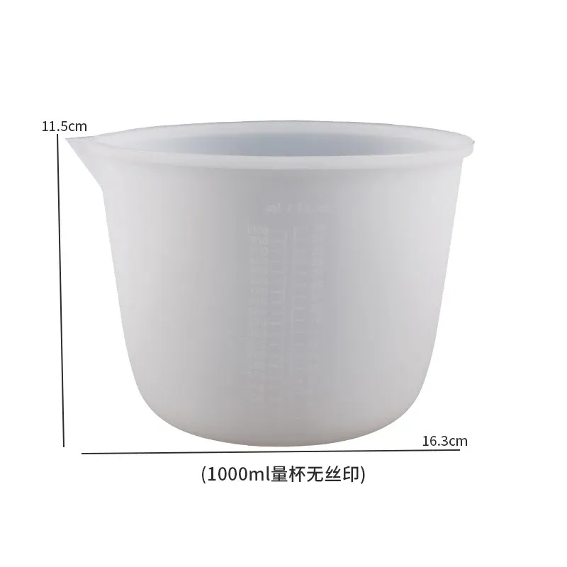 Tasse mesure silicone 30-1000 ml pour résine et pâtisserie