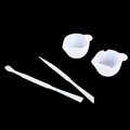 Tasse mesure silicone 30-1000 ml pour résine et pâtisserie – Couleur ensemble