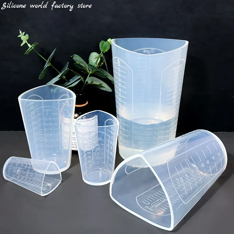 Tasse mesure silicone 50 à 1000 ml pour résine époxy