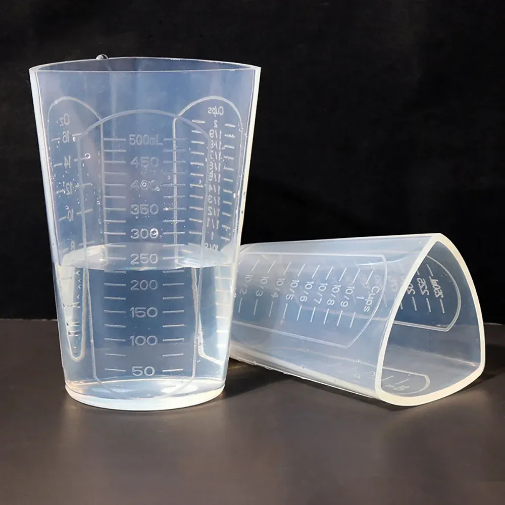 Tasse mesure silicone 50 à 1000 ml pour résine époxy