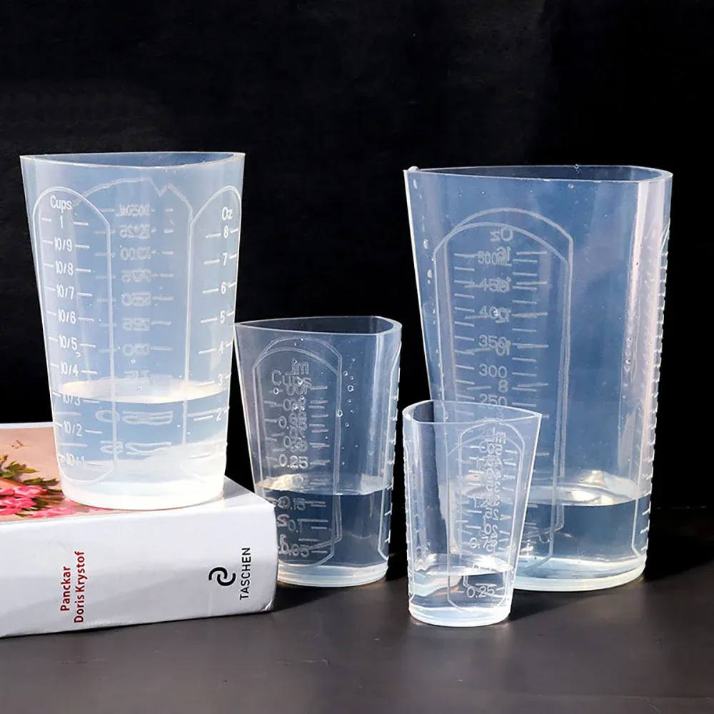 Tasse mesure silicone 50 à 1000 ml pour résine époxy