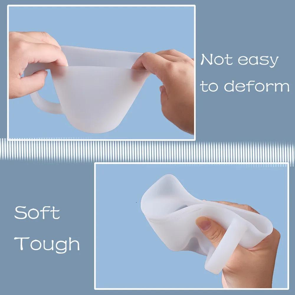 Tasse mesure silicone 500ml avec poignée pour résine époxy