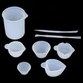 Tasse mesure silicone avec agitateurs pour bijoux résine – 2