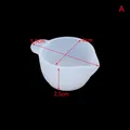 Tasse mesure silicone avec agitateurs pour bijoux résine – Couleur noir (A)