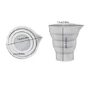 Tasse mesure silicone pliable 50 à 500 ml pour résine – Couleur 100ml