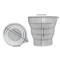 Tasse mesure silicone pliable 50 à 500 ml pour résine – Couleur 500ml