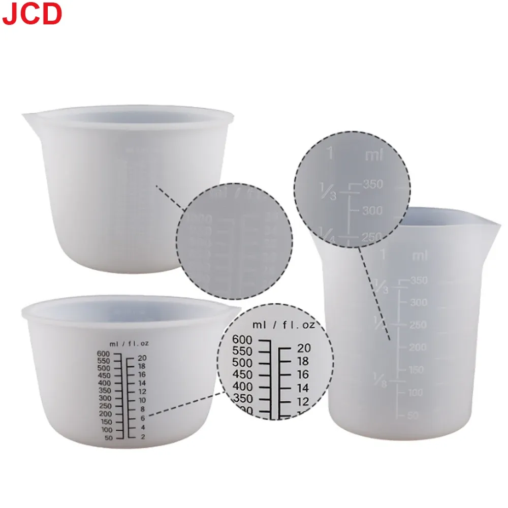 Tasses à mesurer en silicone 30 à 1000 ml pour résine