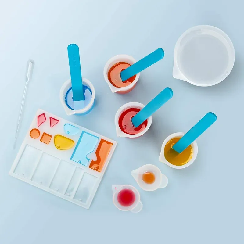 Tasses mélange silicone pour résine époxy et bijoux