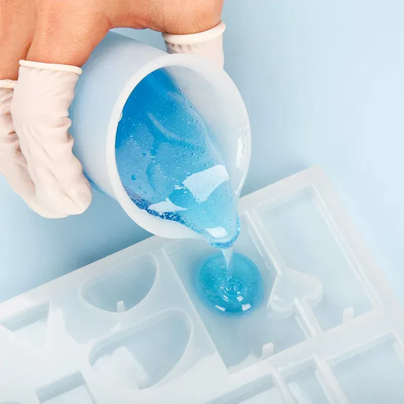Tasses mélange silicone pour résine époxy et bijoux