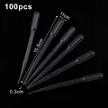 Tasses mesure plastique jetables 20/100 pièces pour résine – Couleur 100pcs pipettes
