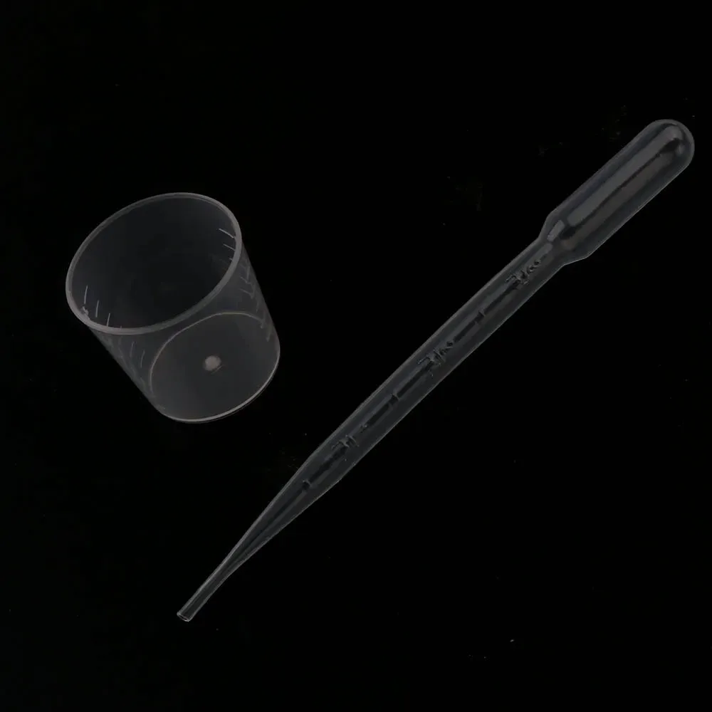 Tasses mesure plastique jetables 20/100 pièces pour résine