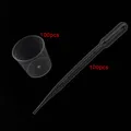 Tasses mesure plastique jetables 20/100 pièces pour résine – Couleur mix 200pcs