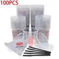 Tasses mesure plastique jetables 680-1370ml avec bâtons – 1