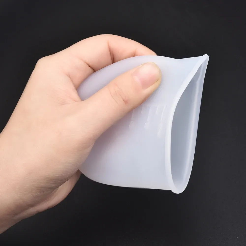 Tasses mesure silicone 100 ml 5 pièces pour résine bijoux