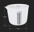 Tasses mesure silicone 1000 à 2000 ml pour résine bougies – Couleur 1000mlB