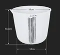Tasses mesure silicone 1000 à 2000 ml pour résine bougies – Couleur 1500mlB