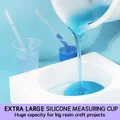 Tasses mesure silicone 1000 à 2000 ml pour résine bougies – 2