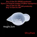 Tasses mesure silicone 10ml 5 pièces avec bâtonnets – 2