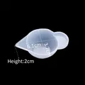 Tasses mesure silicone 10ml 5 pièces avec bâtonnets – Couleur 5Pcs Cup01