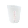 Tasses mesure silicone 125 à 500 ml pour bijoux résine – Couleur 250ml White