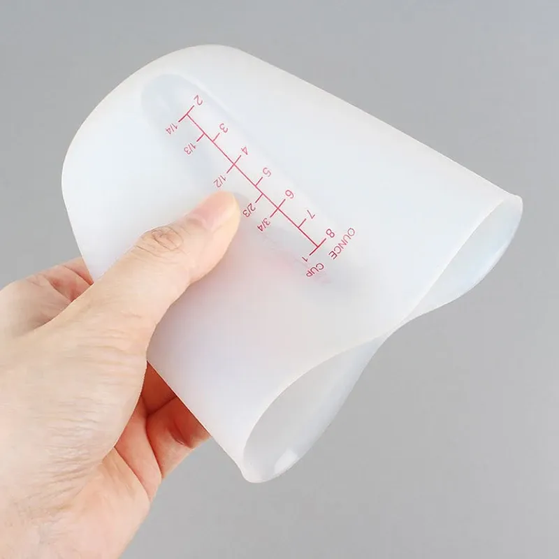 Tasses mesure silicone 125 à 500 ml pour bijoux résine