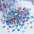Tranches argile polymère thème océan pour remplissage résine – 4